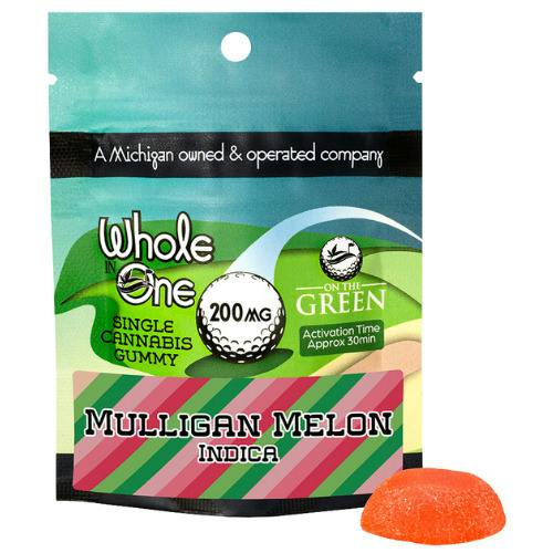 Whole In One Mulligan Melon Single Serve Gummy 200mg THC at The Fire Station - Ishpeming