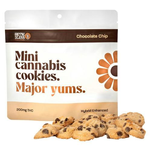 Hippie Bliss Provisions Chocolate Chip Hybrid Cookies 200mg THC