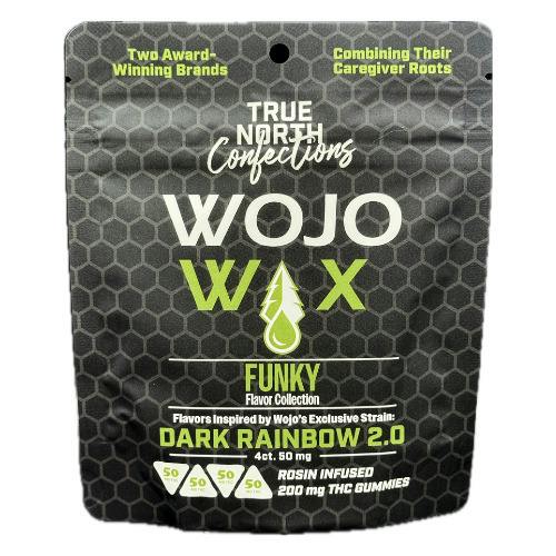 True North Collective x WOJO Dark Rainbow 2.0 Rosin Infused Vegan Gummies 200mg THC