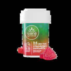 Wana Quick 200mg Gummies Strawberry Margarita