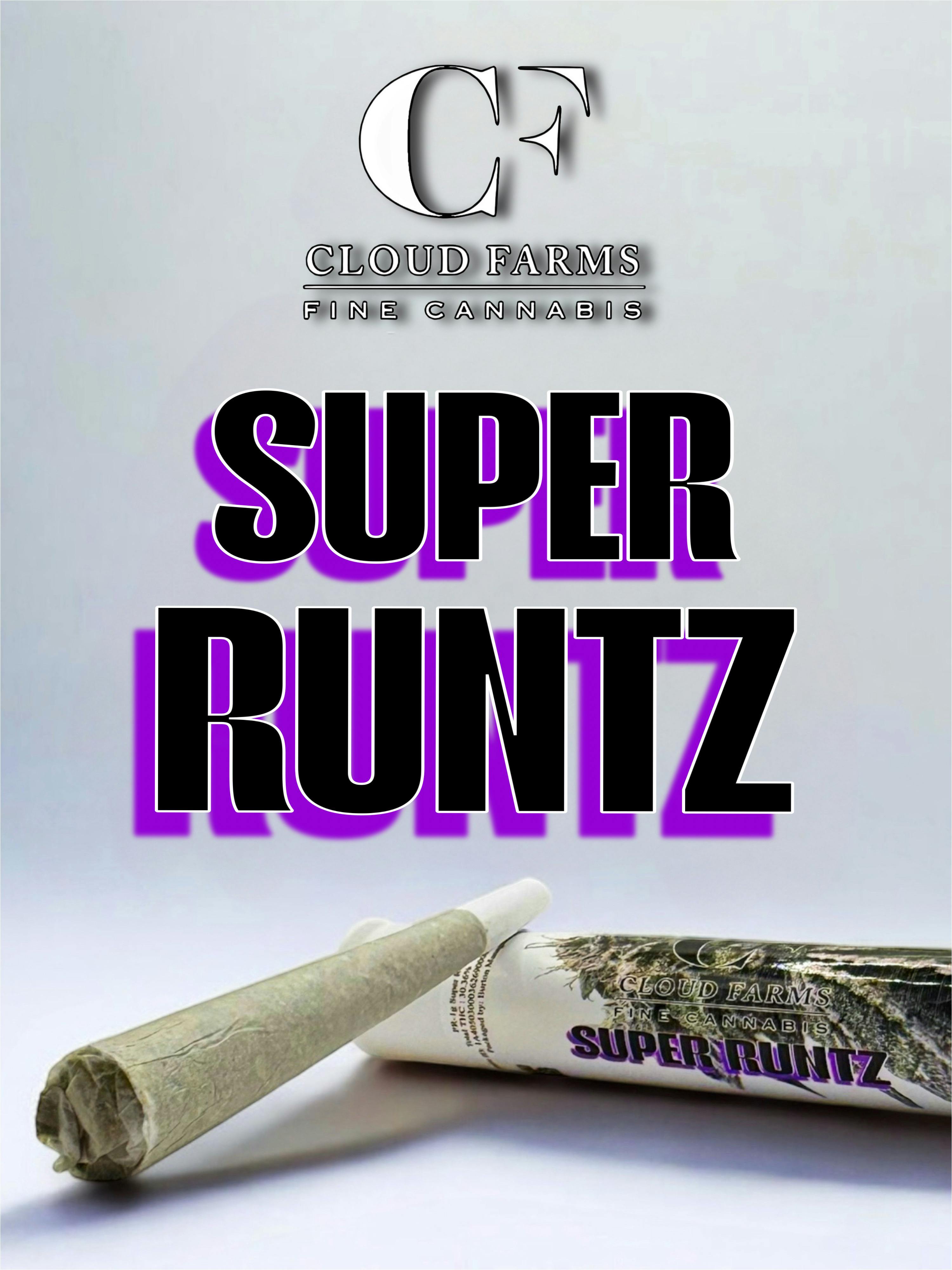 Cloud Farms 1g Preroll Super Runtz