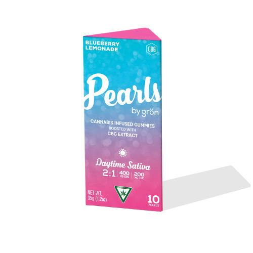 Pearls by Gron 200mg 3:1 THC:CBG Gummies Blueberry Lemonade