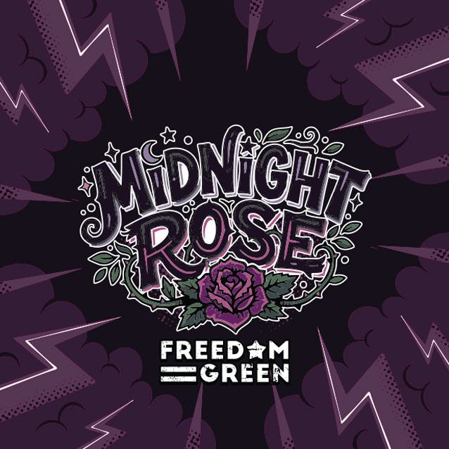 Freedom Green Farms Flower Midnight Rose
