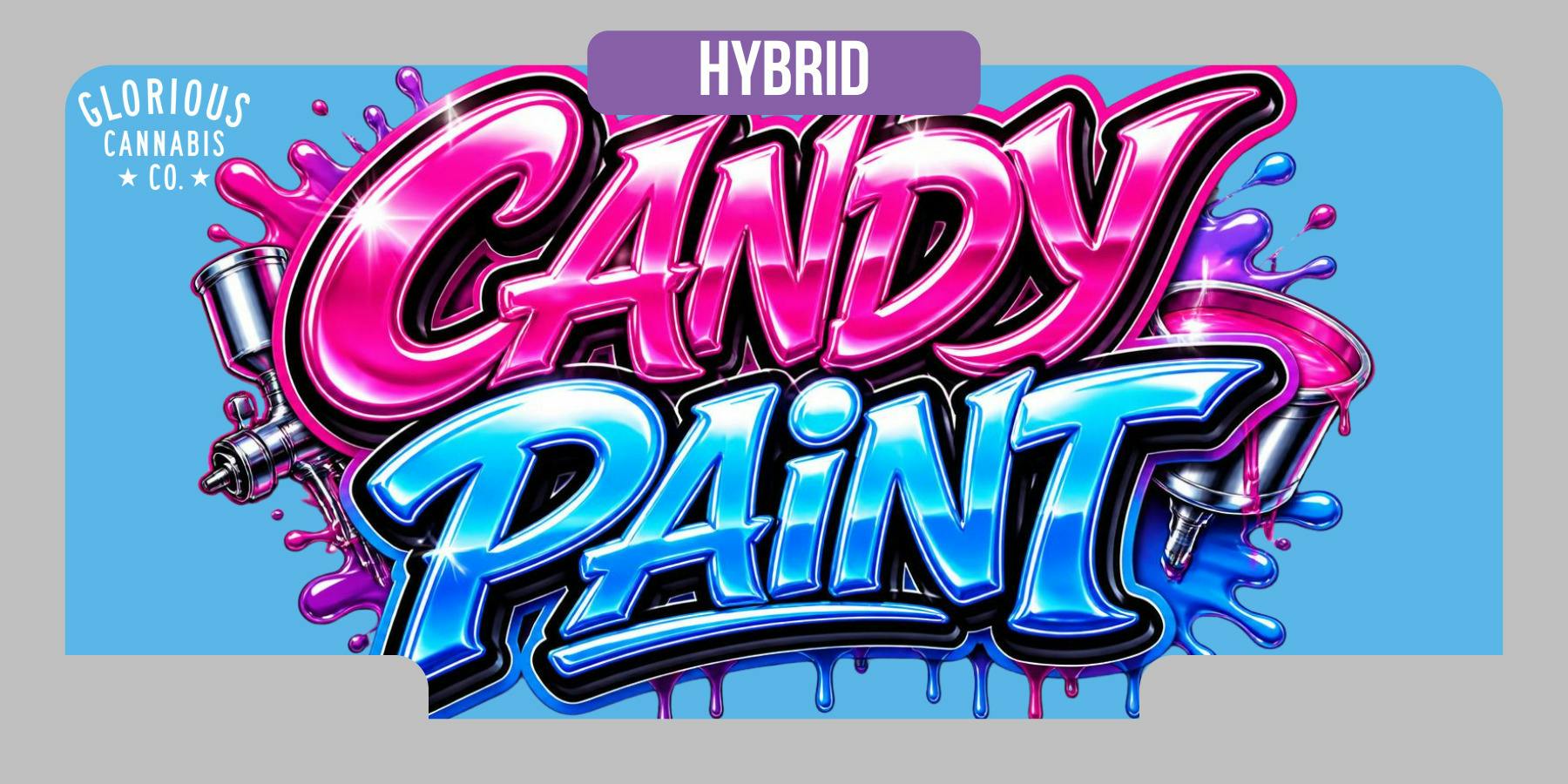 Glorious Cannabis Flower Candy Paint