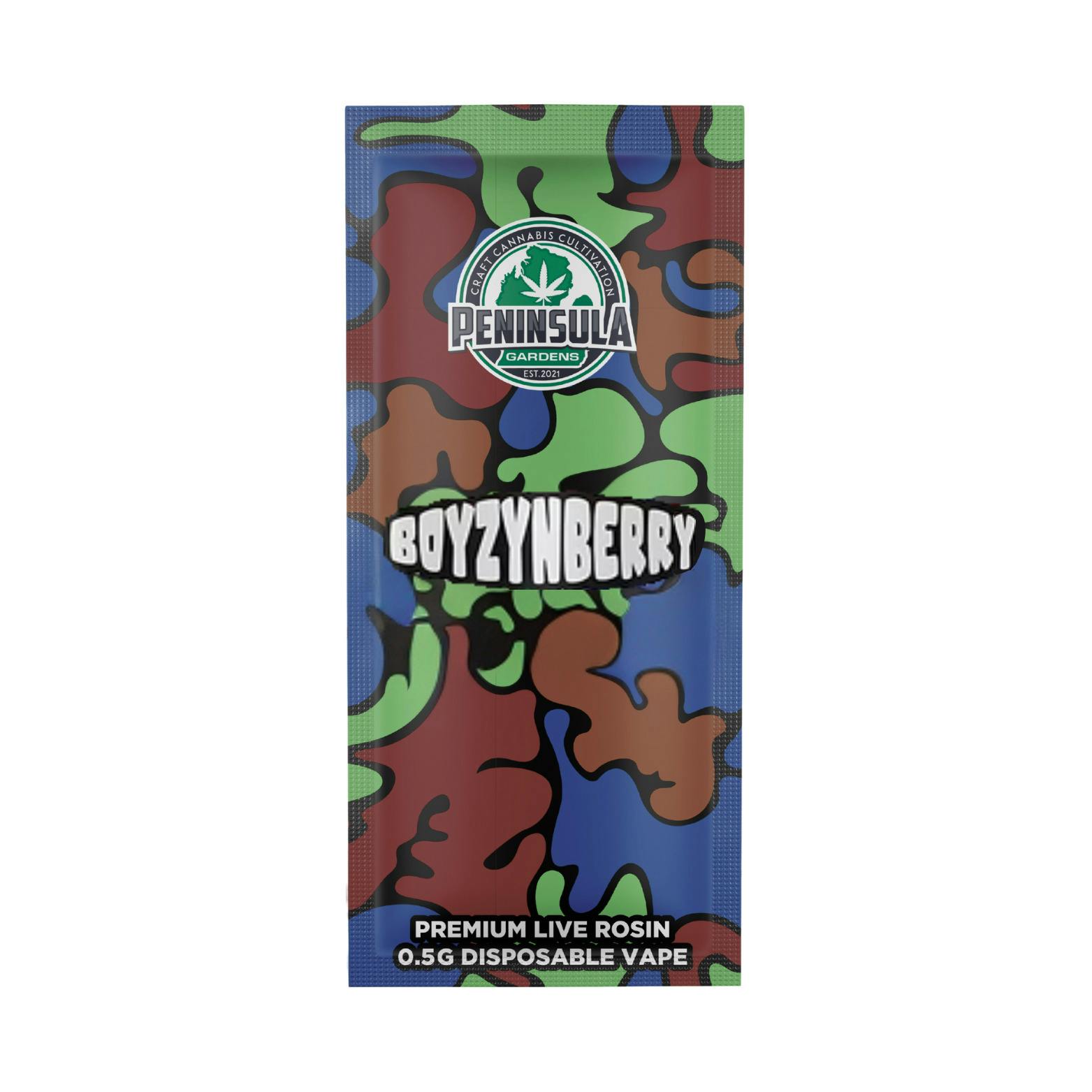 Peninsula Gardens .5g Live Rosin Disposable Boyzynberry