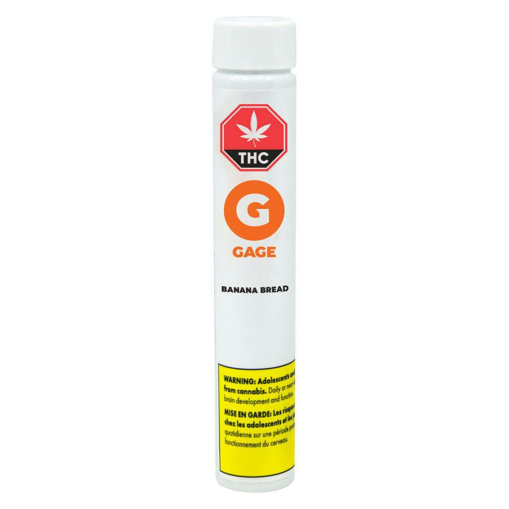 GAGE CANNABIS CO. - Banana Bread Pre-Roll Hybrid - 1x1g