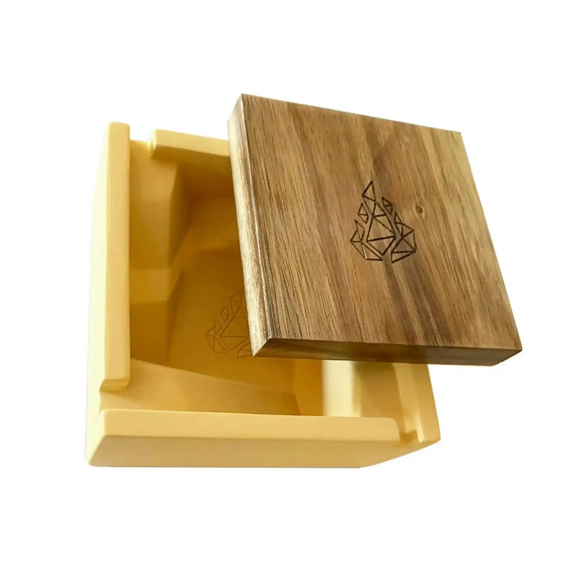 Briq Concrete and Walnut Ashtray