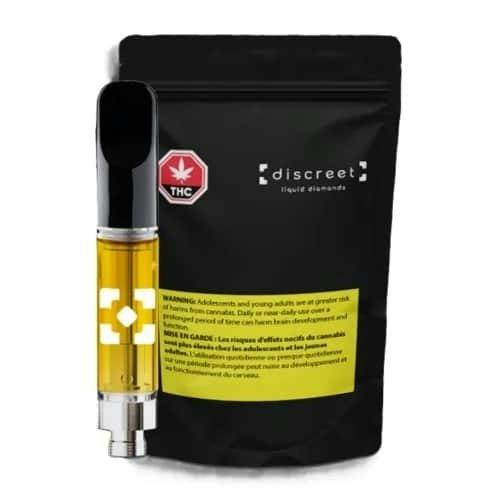 Discreet Indica Liquid Diamond 1g Prefilled Vape Cartridge