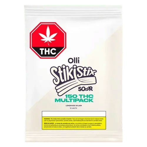 Multipack of 15 150 THC Multipack Lemonade Splash Gummies 10g Gummies