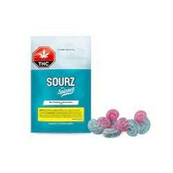 SOURZ by Spinach Blue Raspberry Watermelon Soft Chews 5x5 g