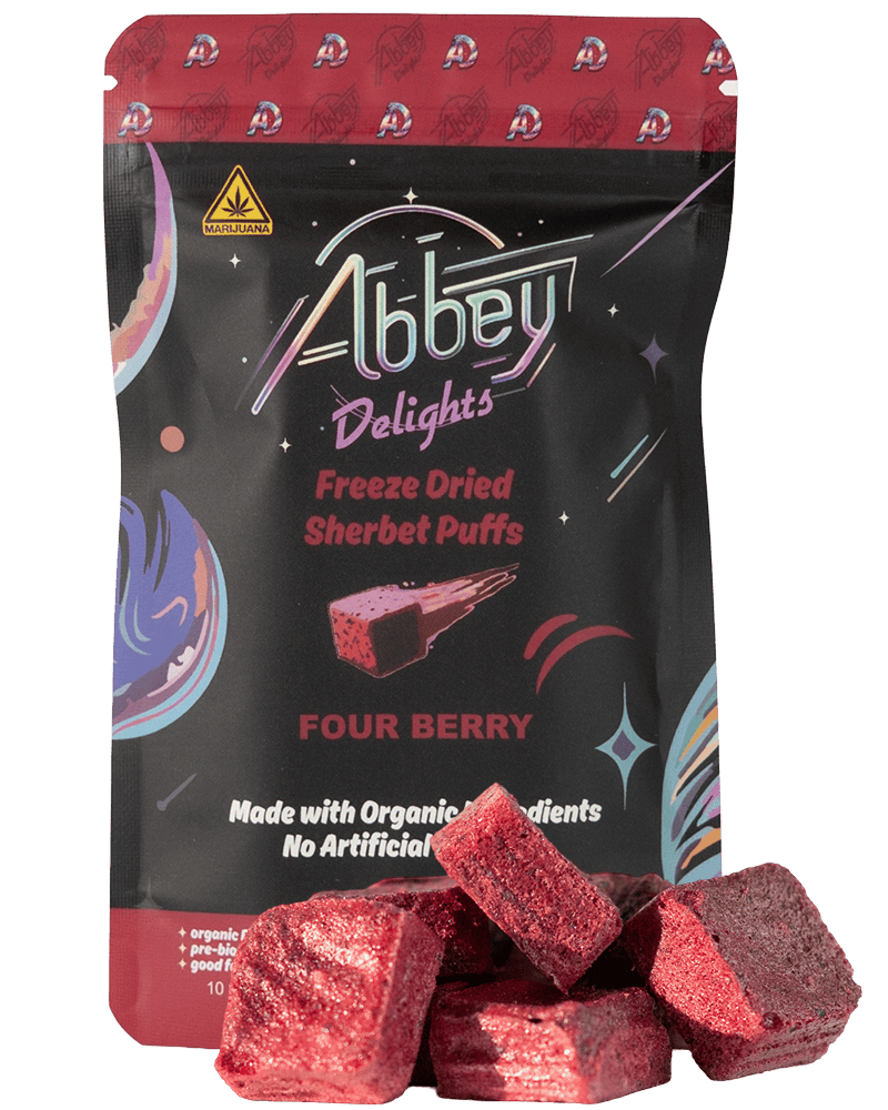 Freeze Dried Ice Cream Puffs - Four Berry