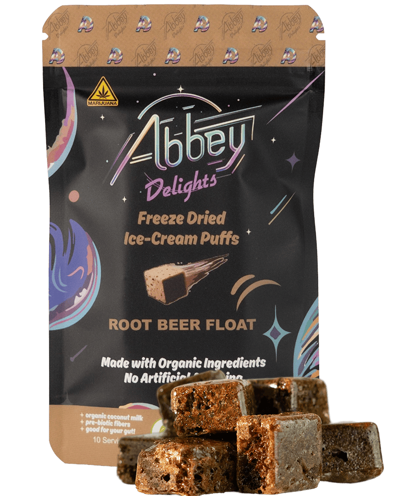 Freeze Dried Ice Cream Puffs - Root Beer Float