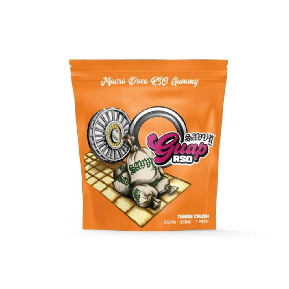 GUAP Gummies 100mg RSO: Tangie Crush 1pc