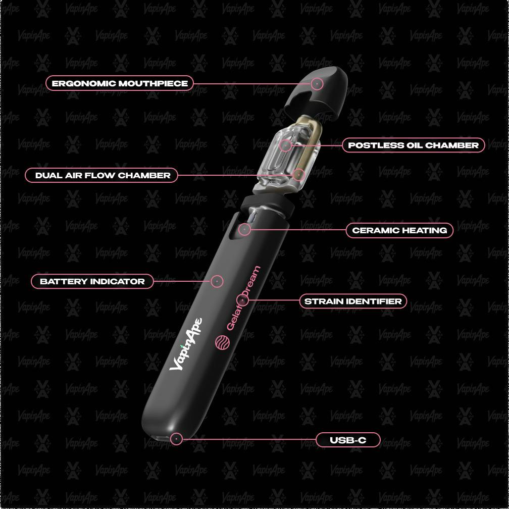 VAPIN APE Pen 1000mg: Miracle Alien Cookies