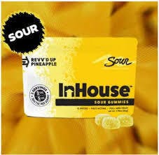 IN HOUSE Gummies 100mg: Sour Pineapple 10pc