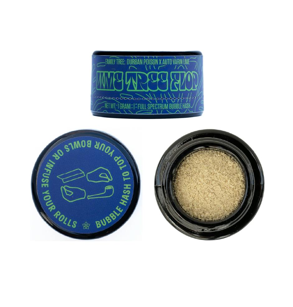 Lime Tree Flop - Bubble Hash - 1g