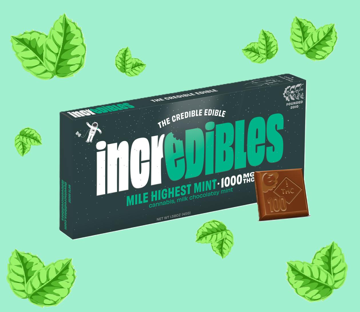 Mile Highest Mint - Milk Chocolate - 1000mg - MED
