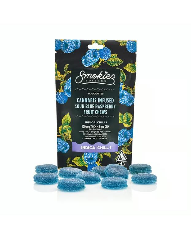 Sour Blue Raspberry - Gummies - 100mg