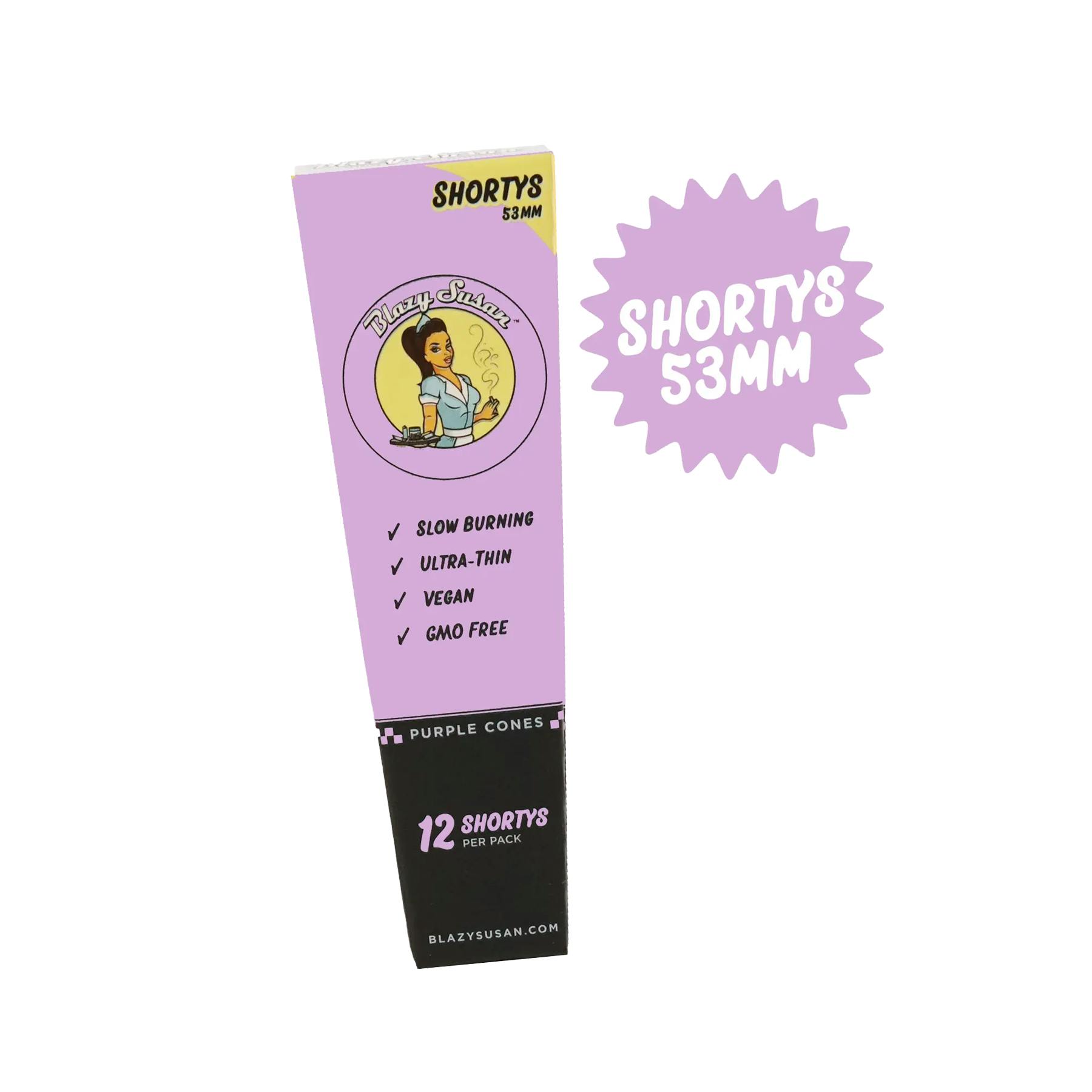 Purple Shortys Pre Rolled Cones | 12pk