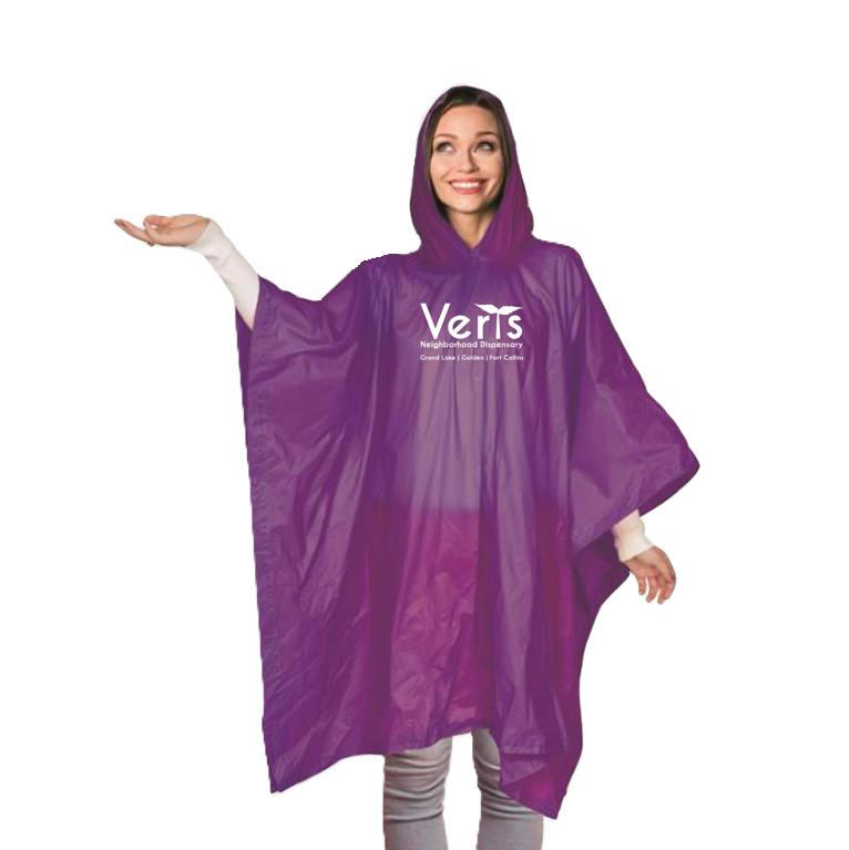 Verts Purple Rain Poncho