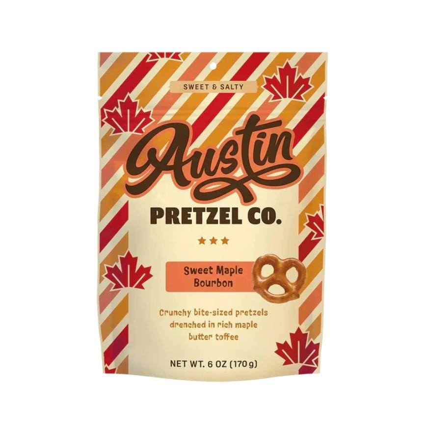 Sweet Maple Bourbon Pretzels