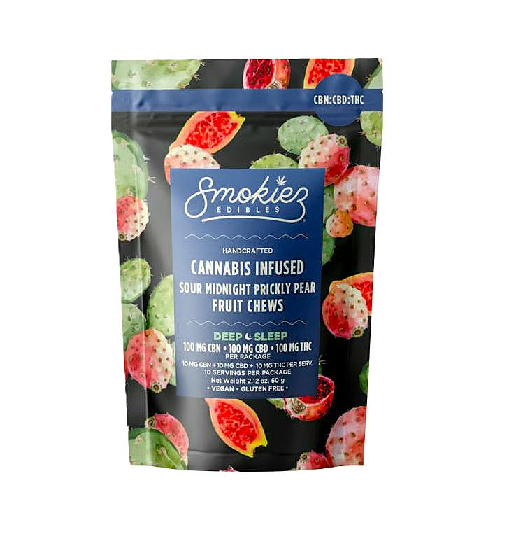 Sour Prickly Pear - 1:1:1 - Deep Sleep Gummies - 100mg