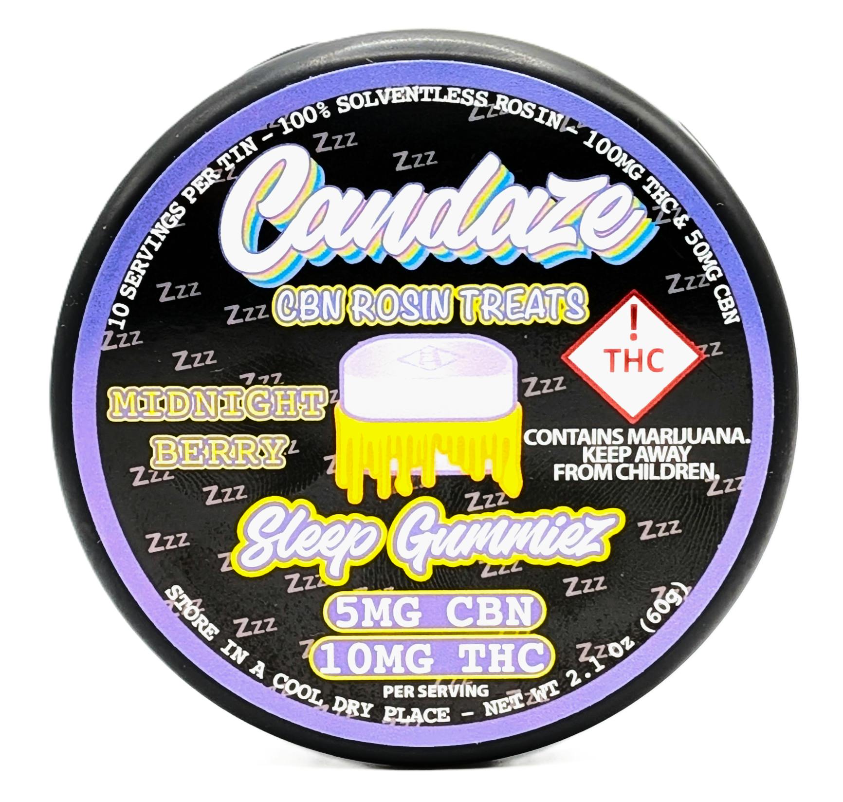 Midnight Berry - Rosin Sleep Gummiez - 2:1 - 100mg