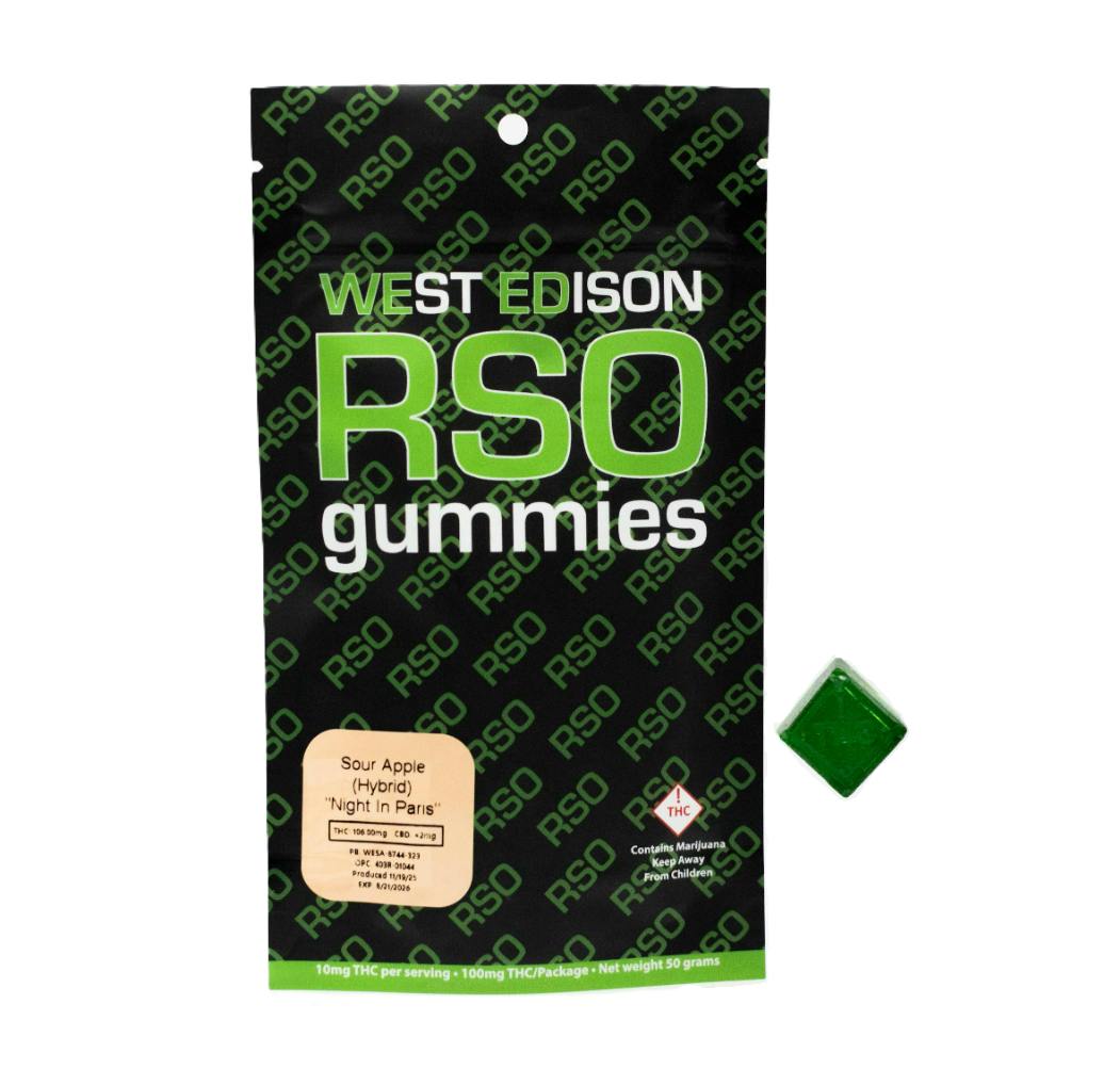 Sour Apple - RSO Gummies - 100mg