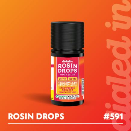 Strawberry Squarez - Rosin Drops - 100mg