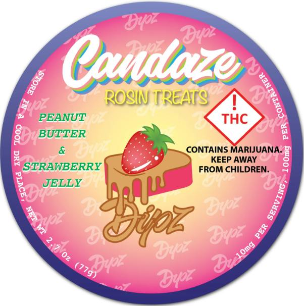Strawberry PBJ - Rosin Dipz - 100mg