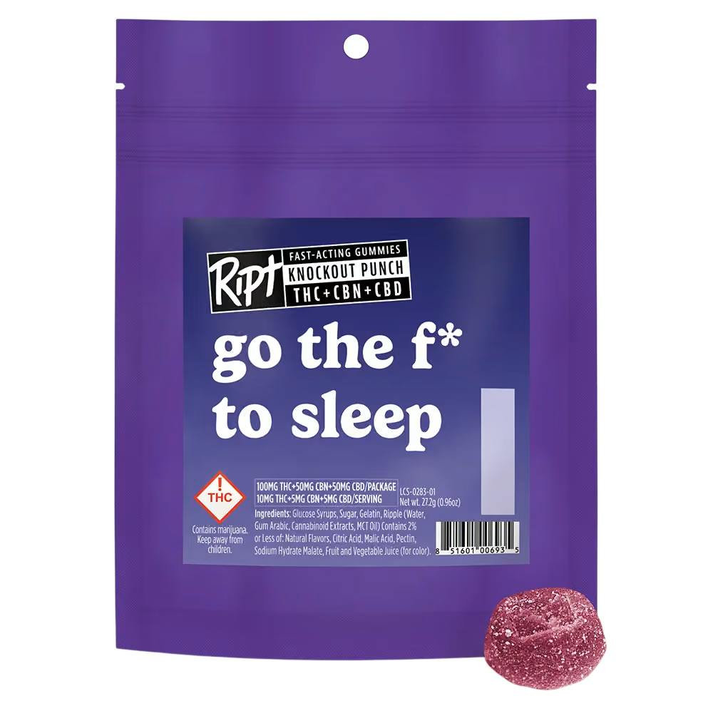 Knockout Punch - 2:1:1 - Sleep Gummies - 100mg
