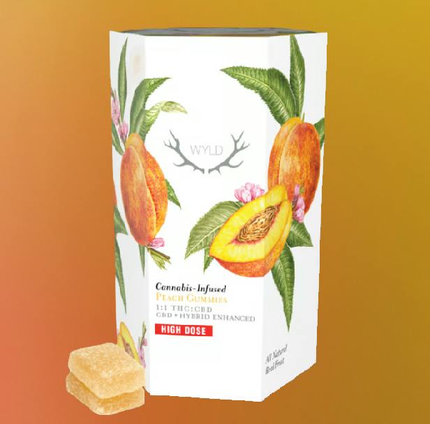 Peach - 1:1 - Gummies - 20pk - 1000mg - MED
