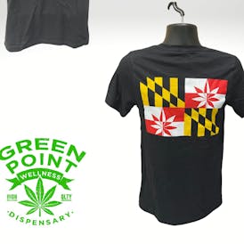 Crabcakes & Cannabis MD Flag T-Shirt - SMALL - Regular