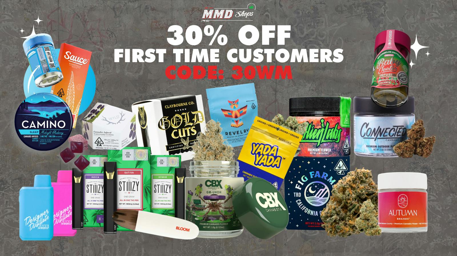 30% OFF Storewide FTP at MMD Long Beach | Weedmaps
