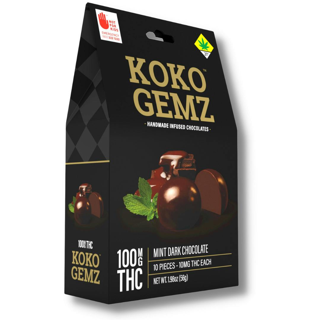 Dark Chocolate Mint 100mg (Koko Gemz)