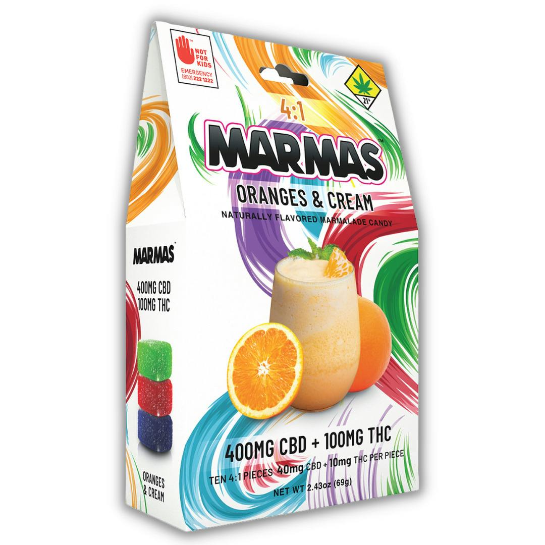 Huckleberry 4:1 CBD/THC 10pk Edibles (Marmas)