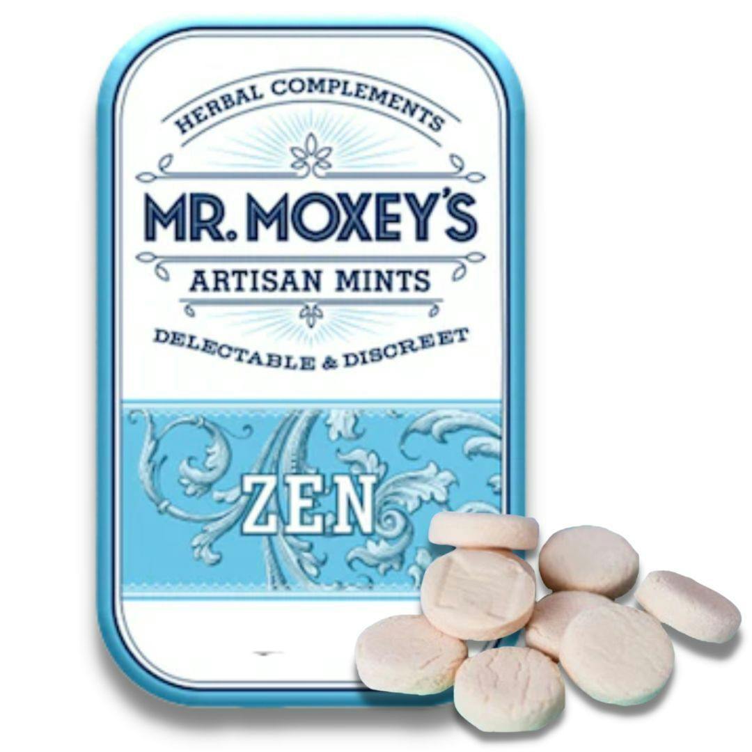 Zen Peppermint 40:1 CBD/THC Mint Edibles (Mr. Moxey's Mints)