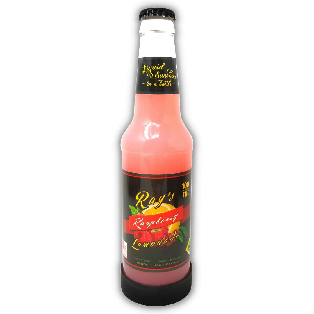 Raspberry 100mg 12 oz. Infused Lemonade Drink (Rays Lemonade)
