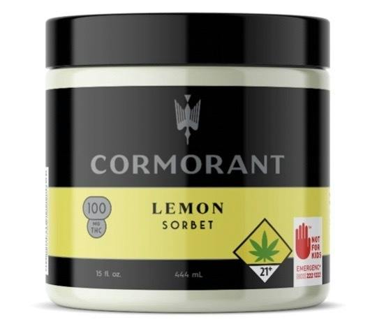 Raspberry Lemonade Sorbet 4oz 100mg Frozen Edible (Cormorant)