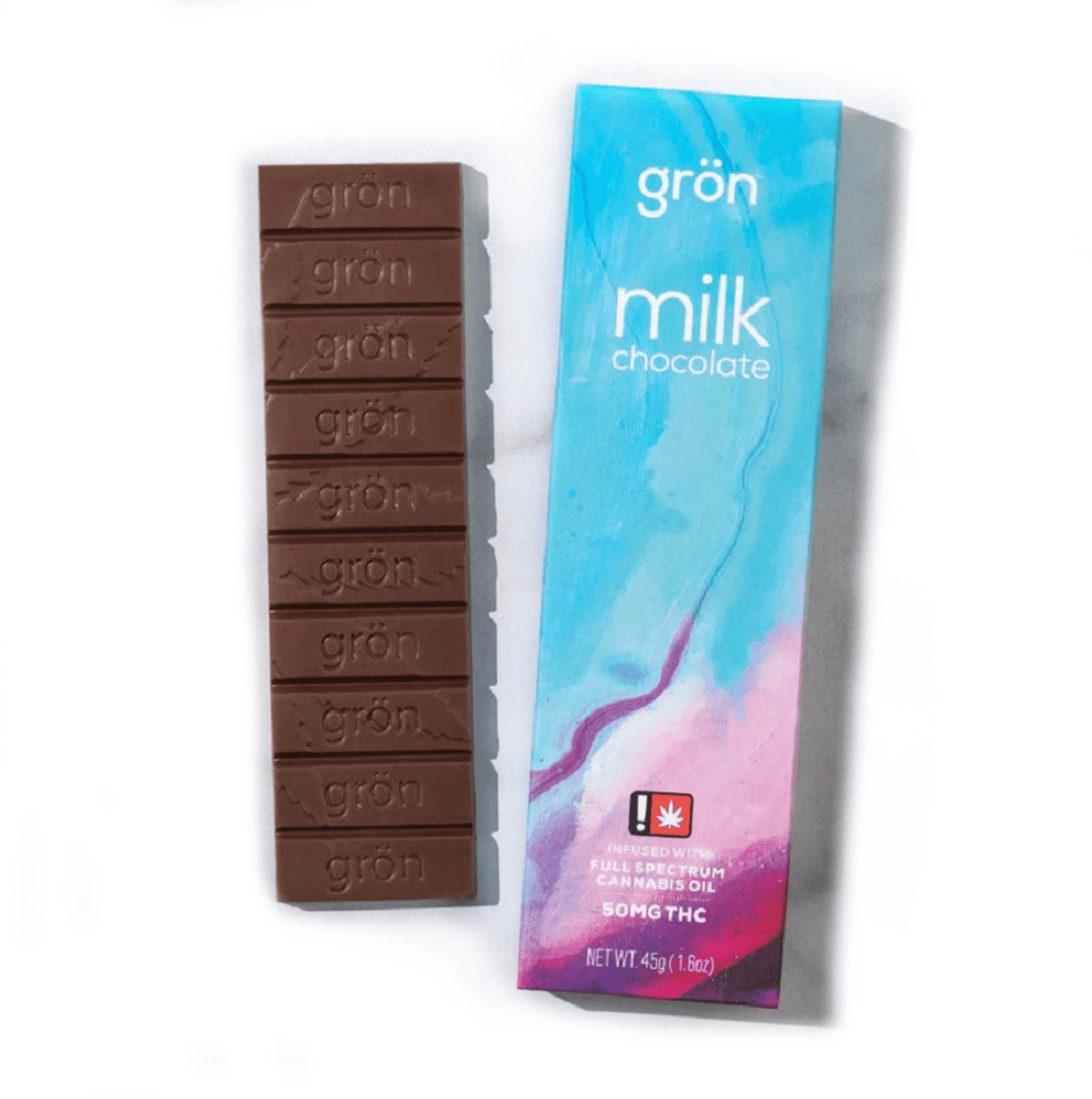 THC Milk Chocolate Bar - GRON