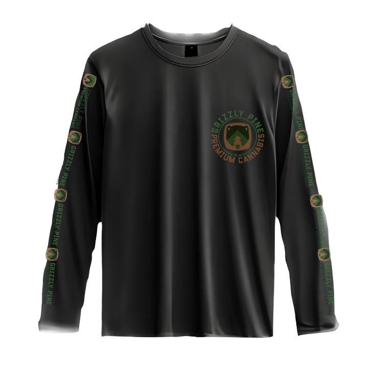 Black Logo Long Sleeve Shirt