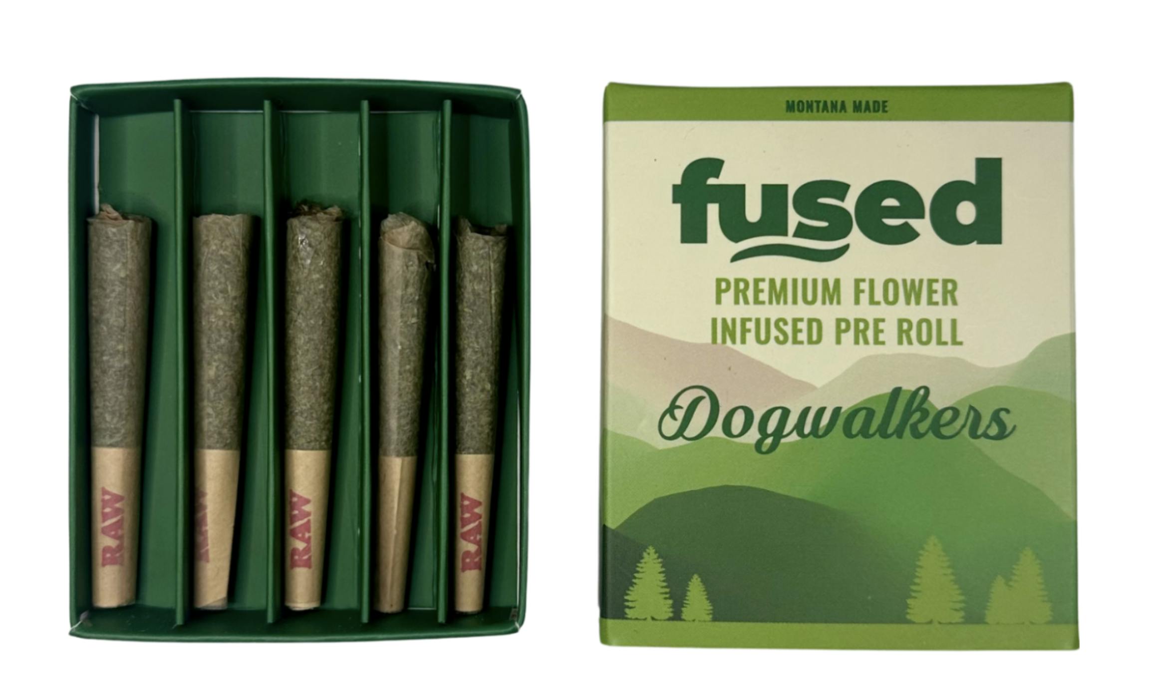 Fused Infused Dogwalkers 5pk - Mimosa Pop cannabis product