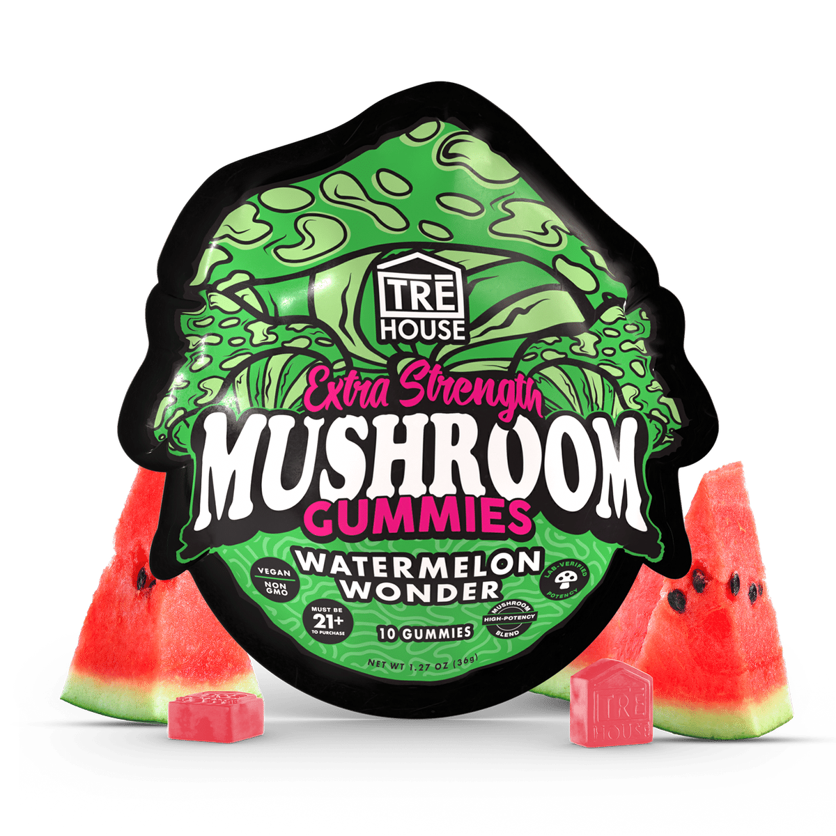Extra Strength Watermelon Wonder Mushroom Gummies