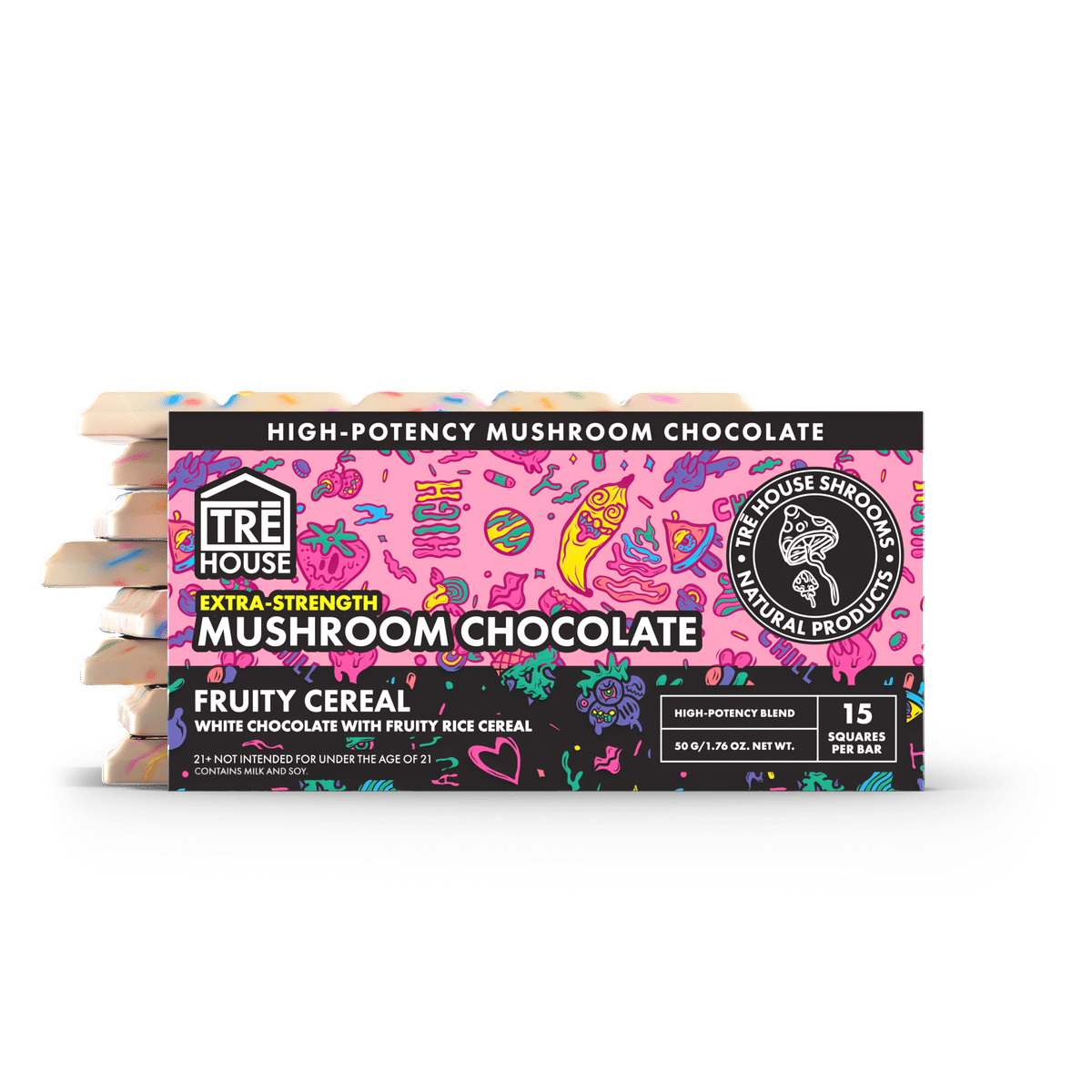 Extra Strength Magic Mushroom Chocolate - Fruity Cereal