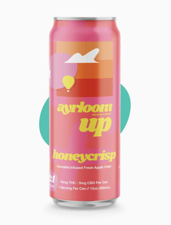 Ayrloom | Honeycrisp Apple Cider 1:1 (THC:CBD) (Vegan & Gluten Free) Drink - Single Can at Public Flower - Buffalo Dispensary