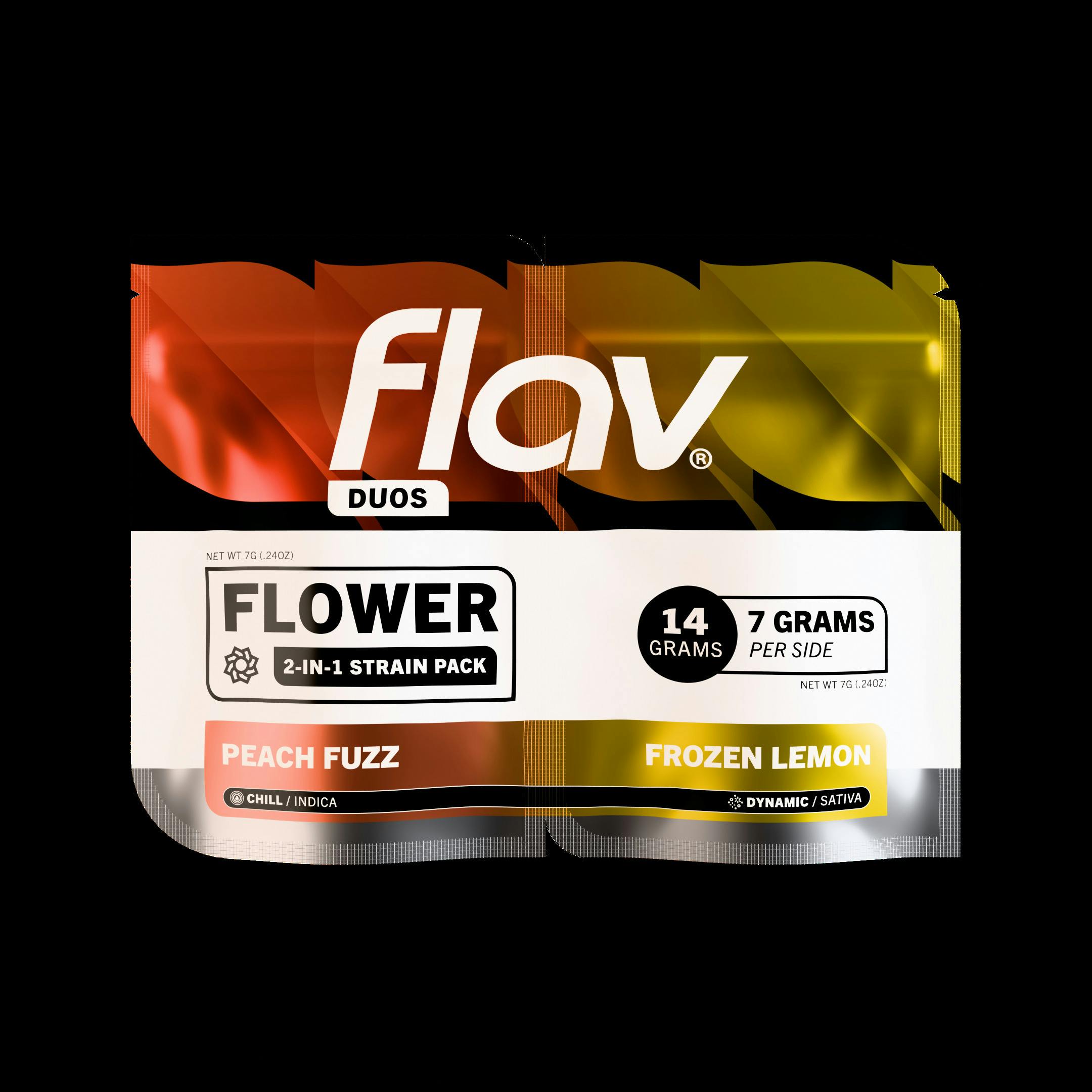 Flav | Peach Fuzz (i) + Frozen Lemon (s) Premium Flower Duo