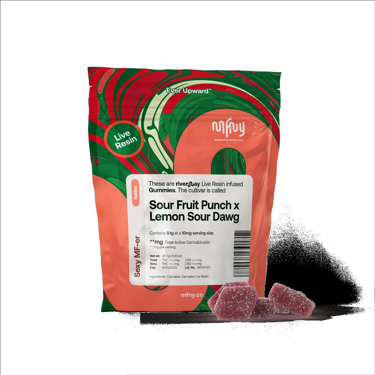 MFNY | Sour Fruit Punch (s) x Lemon Sour Dawg Live Resin Gummies 10mg/10pk
