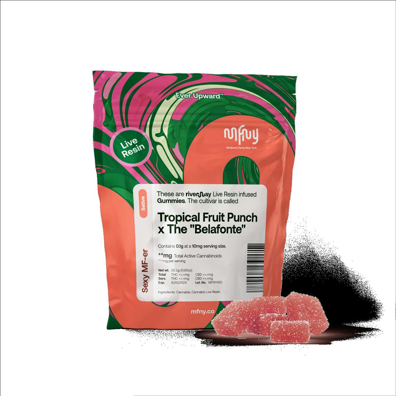 MFNY | Tropical Fruit Punch (s) x The Belafonte Live Resin Gummies 10mg/10pk