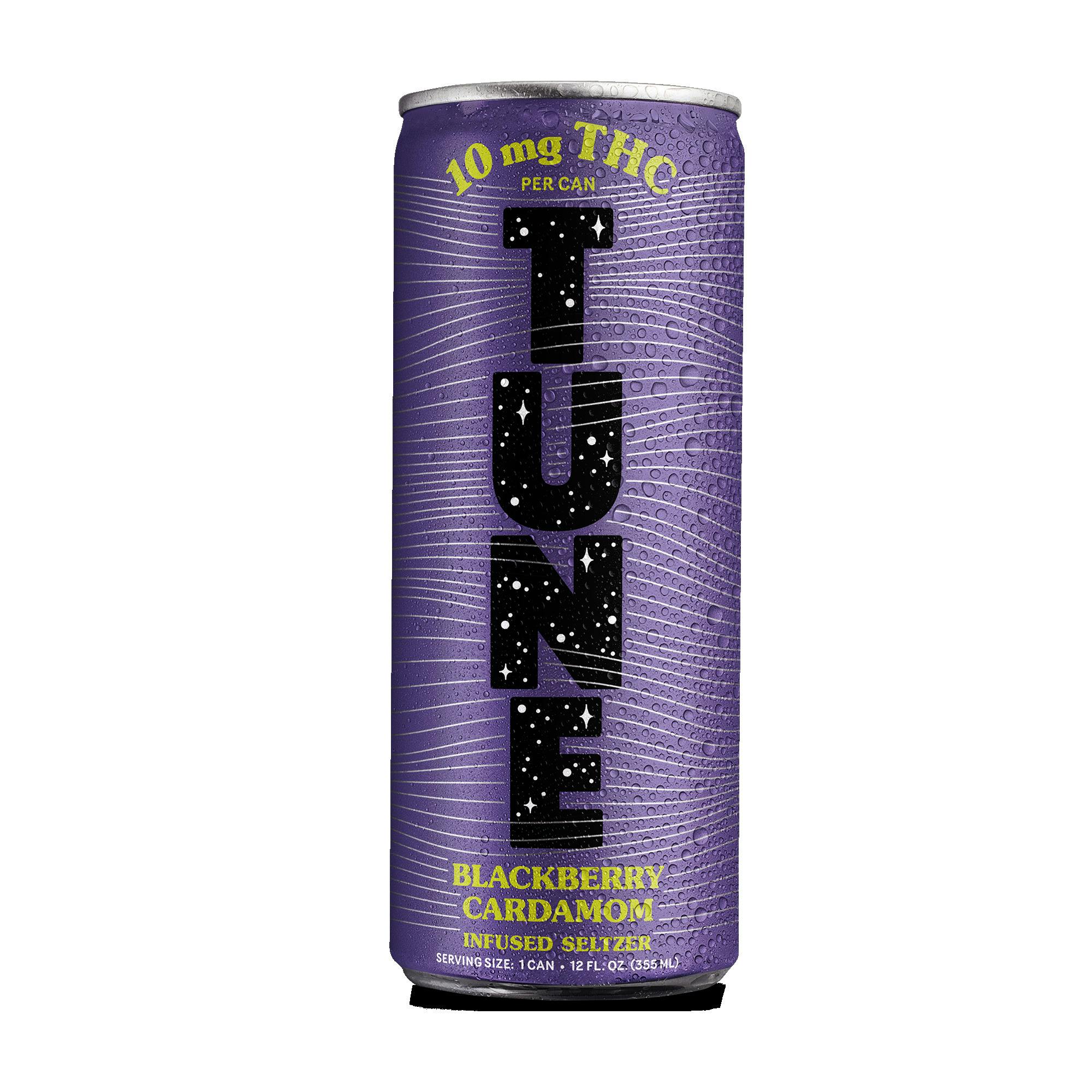 TUNE | Blackberry Cardamom (h) Infused Seltzer 10mg - Single Can at Public Flower - Buffalo Dispensary