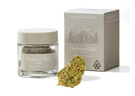 Sonoma Hills Farms Sun Grown CBD 3.5g Eighth - Pineapple Kush (CBD)